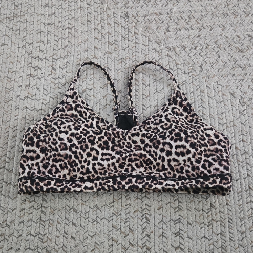 Zyia Active Leopard Brilliant Mesh Bra Size XXL